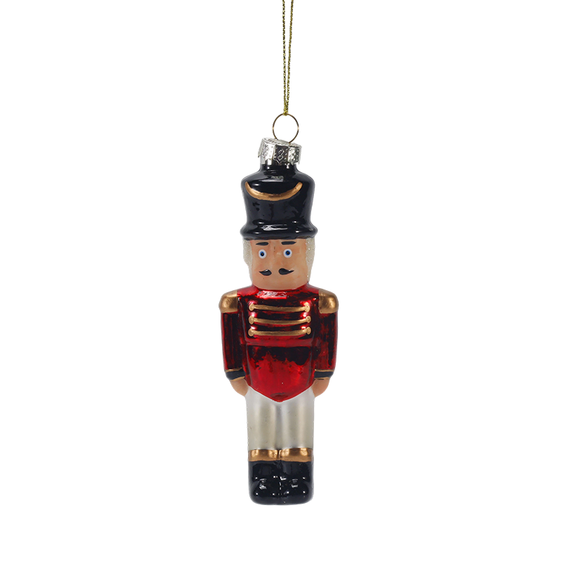 Ornamen Natal Kaca Tiup yang Dilukis dengan Tangan
