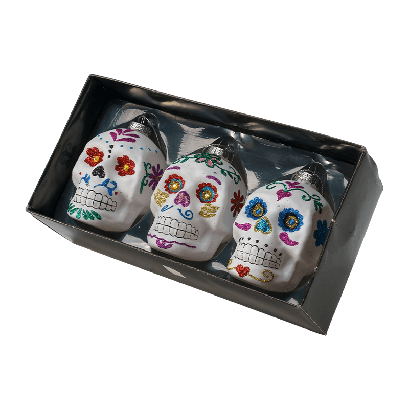 Set Kado Ornamen Kaca Natal