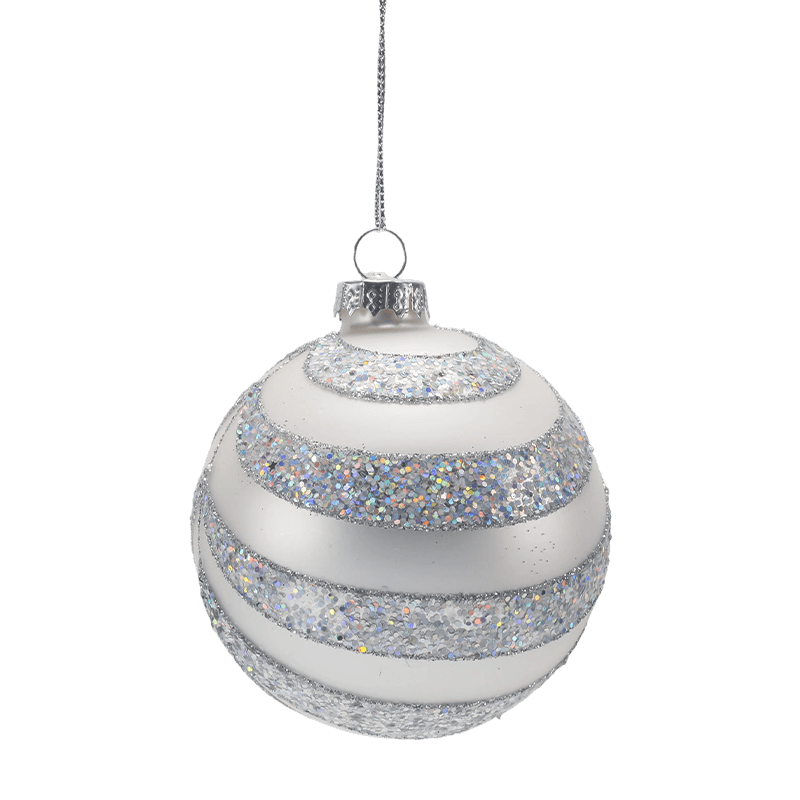 Perhiasan Natal Kaca Premium 8*8*8 cm