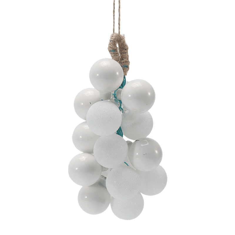 Ornamen Natal Kaca Cluster Anggur