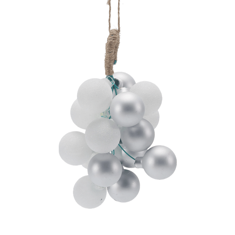 Ornamen Natal Kaca Cluster Anggur