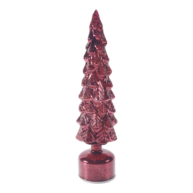 Lampu Pohon Natal Kaca Merkuri Antik