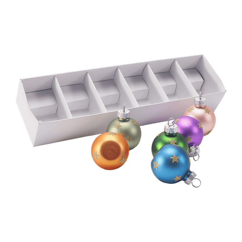 Set Ornamen Bola Natal Kaca Premium