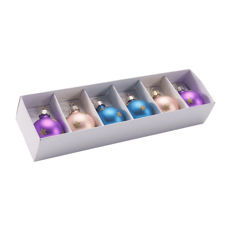 Ornamen Bola Natal Kaca Buatan Tangan
